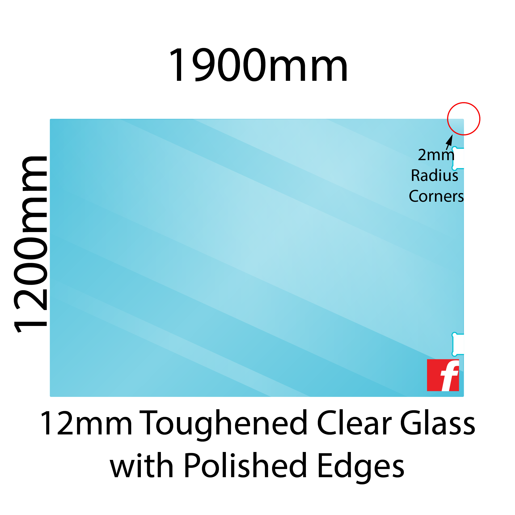 Hinge Panel (Atlantic/Polaris) 1200 x 1900mm