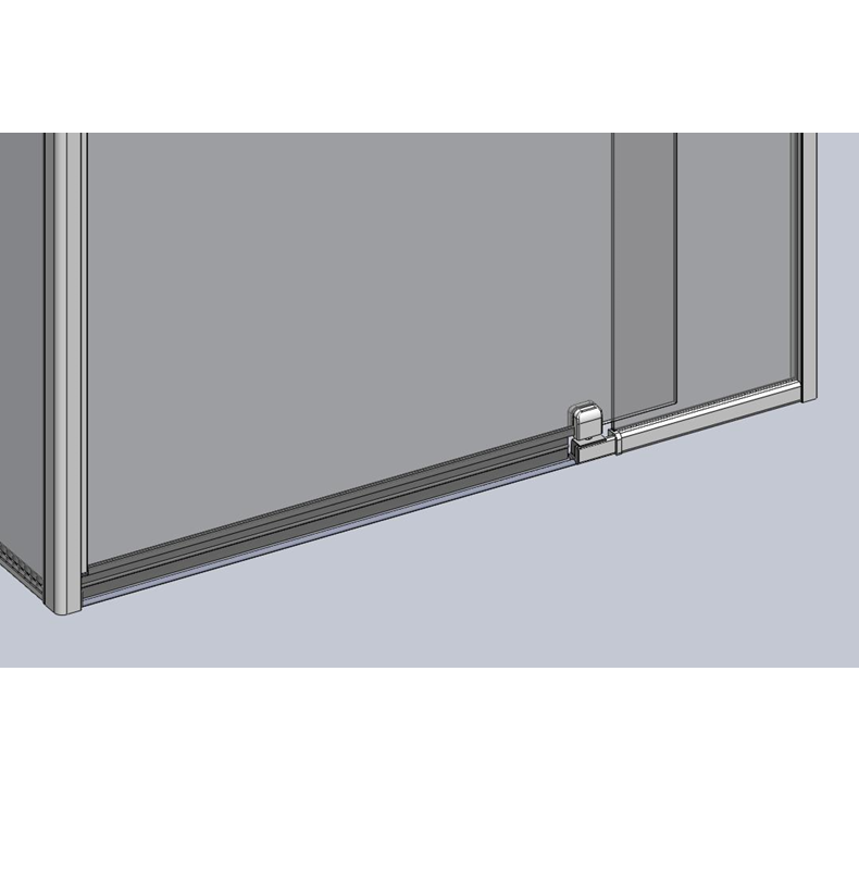 EDEN Bottom Sill-less Rail Kit : Brushed Gold EDEN Bottom Sill-less Rail Kit : Brushed Gold