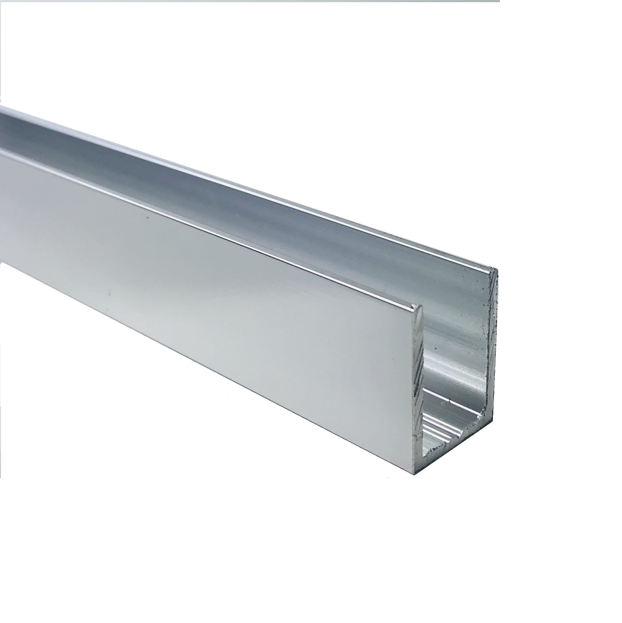 Channel 20x15mm - 2100mm (Polished Bright Anodised)