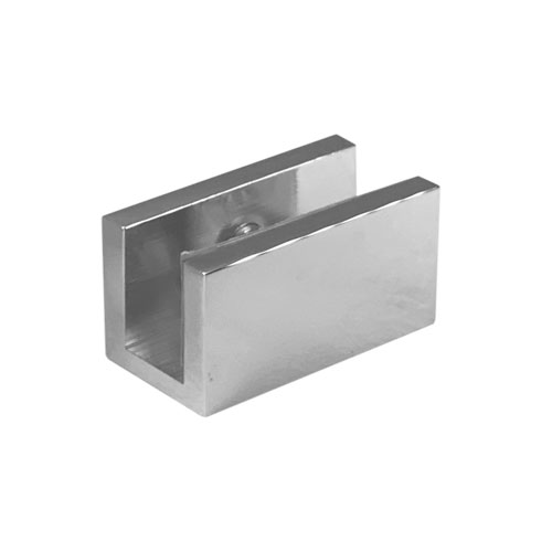 Glass Shelf Bracket 40mm Square (Chrome Finish)