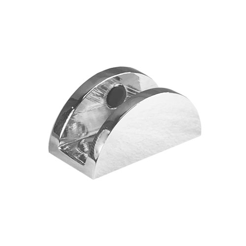 Glass Shelf Bracket 40mm Curved (Chrome Finish)