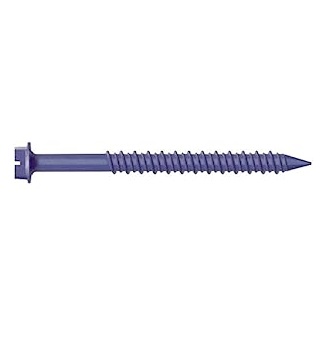 Masonry Screws 1/4 x 2-3/4