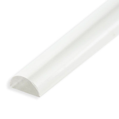 Water Bar Half Round 850mm - Clear Acrylic