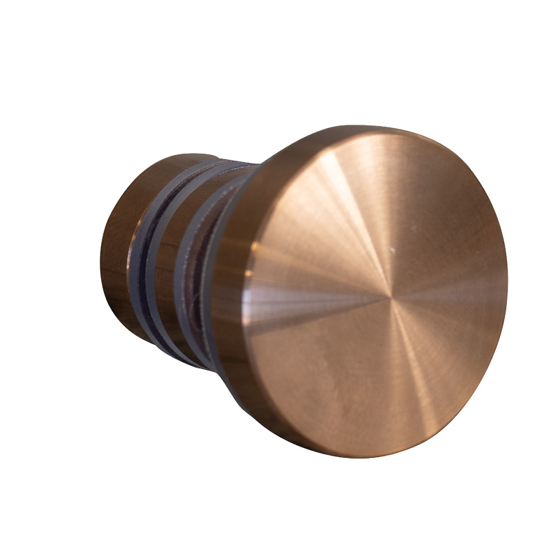Style Series Fixed Panel Rail Connector (Brushed Copper) Style Series Fixed Panel Rail Connector (Brushed Copper)