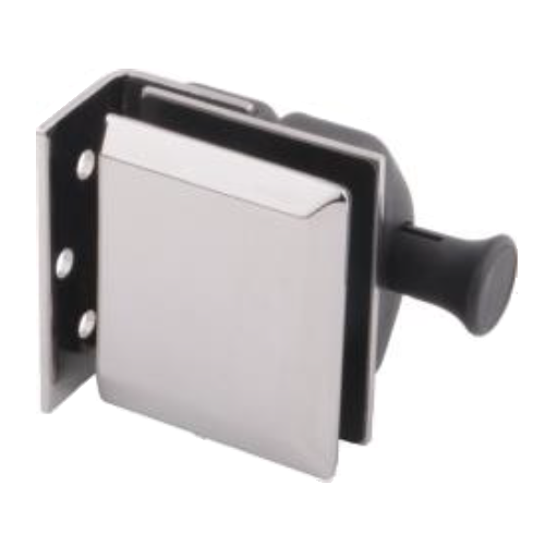 Friction Latch Wall to Glass 90Degree (Satin) Friction Latch Wall to Glass 90Degree (Satin)