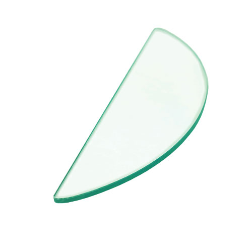 10mm Crescent Shape Glass Shelf