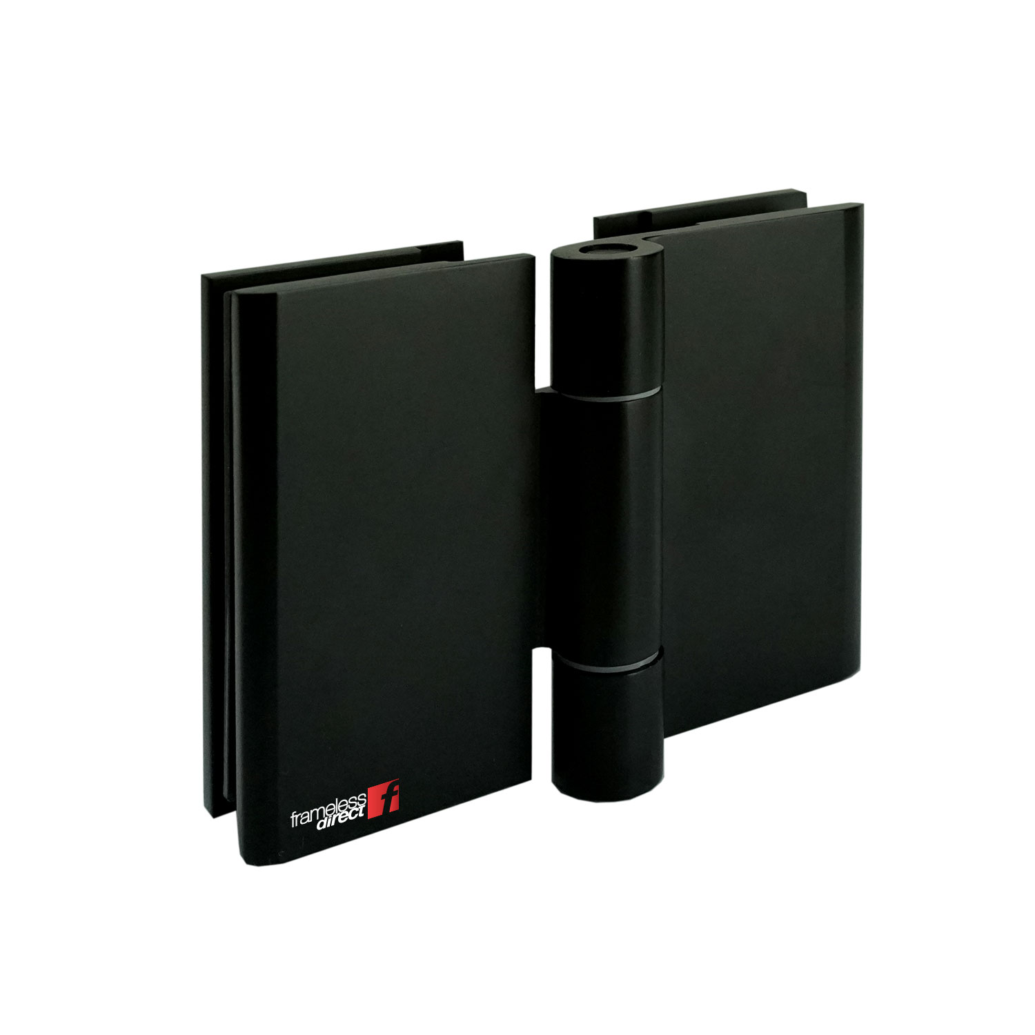 Glass to Glass Bifold Hinge (Matte Black)