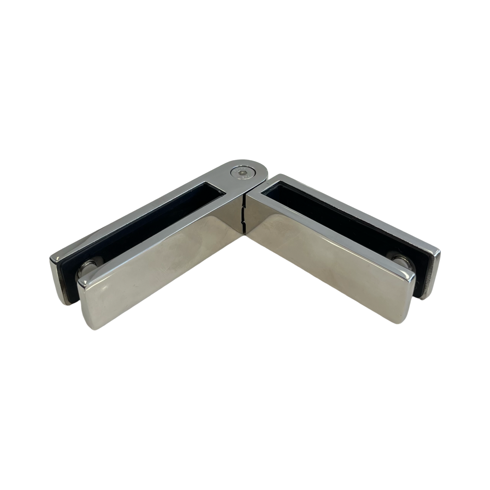 Glass to Glass Adjustable RIGI Clamp Polished
