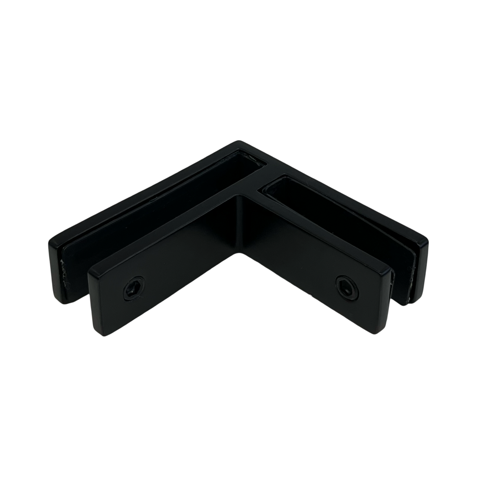 Glass/Glass Corner RIGI Clamp - Black