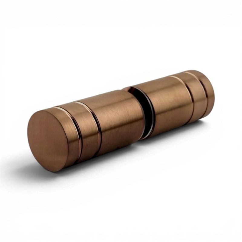 Round Knob Pull (Brushed Copper)