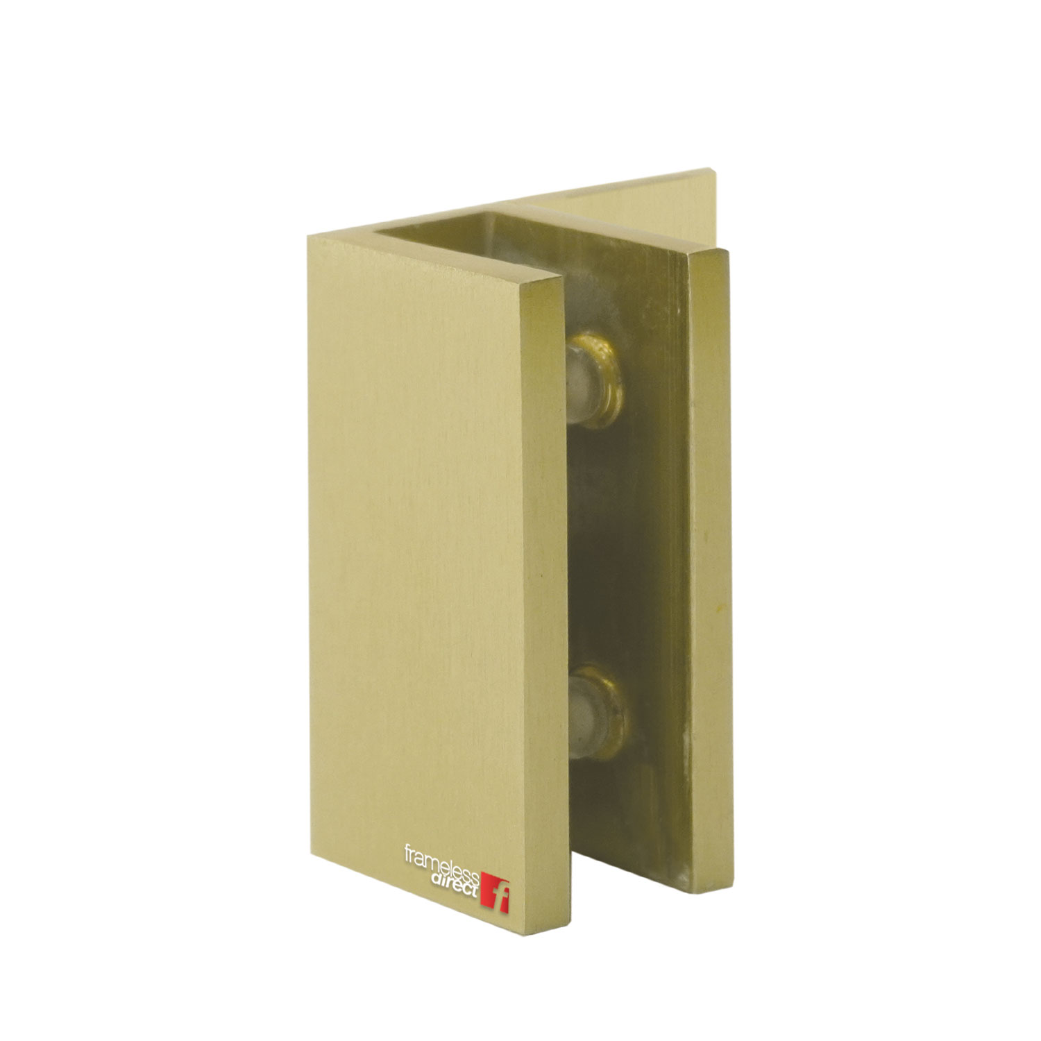 Offset Wall Bracket 25x50mm Square Series (Brushed Gold)