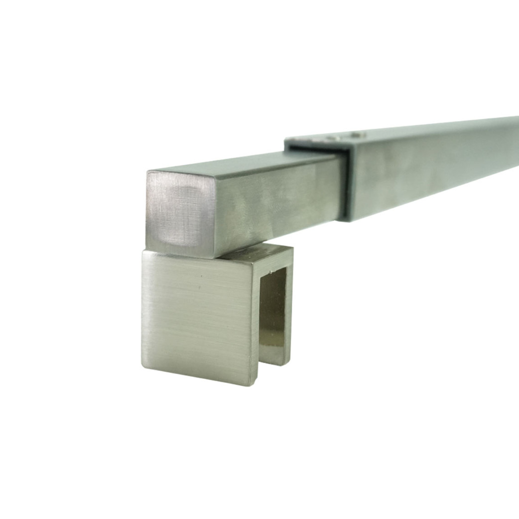 SQUARE BRACE ARM ADJUSTABLE 700-1200MM (BRUSHED NICKEL)