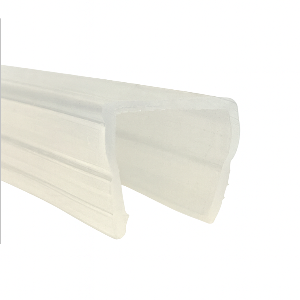 Glazing Rubber Wedge to suit 12mm Glass - 4000mm - Clear Glazing Rubber Wedge to suit 12mm Glass - 4000mm - Clear