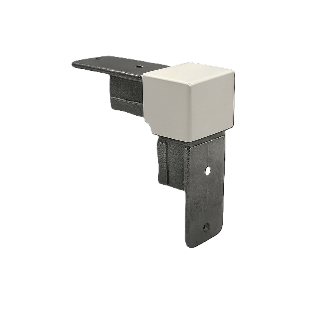 90Deg Vertical Elbow 21 x 30mm Stainless Steel - Matte White