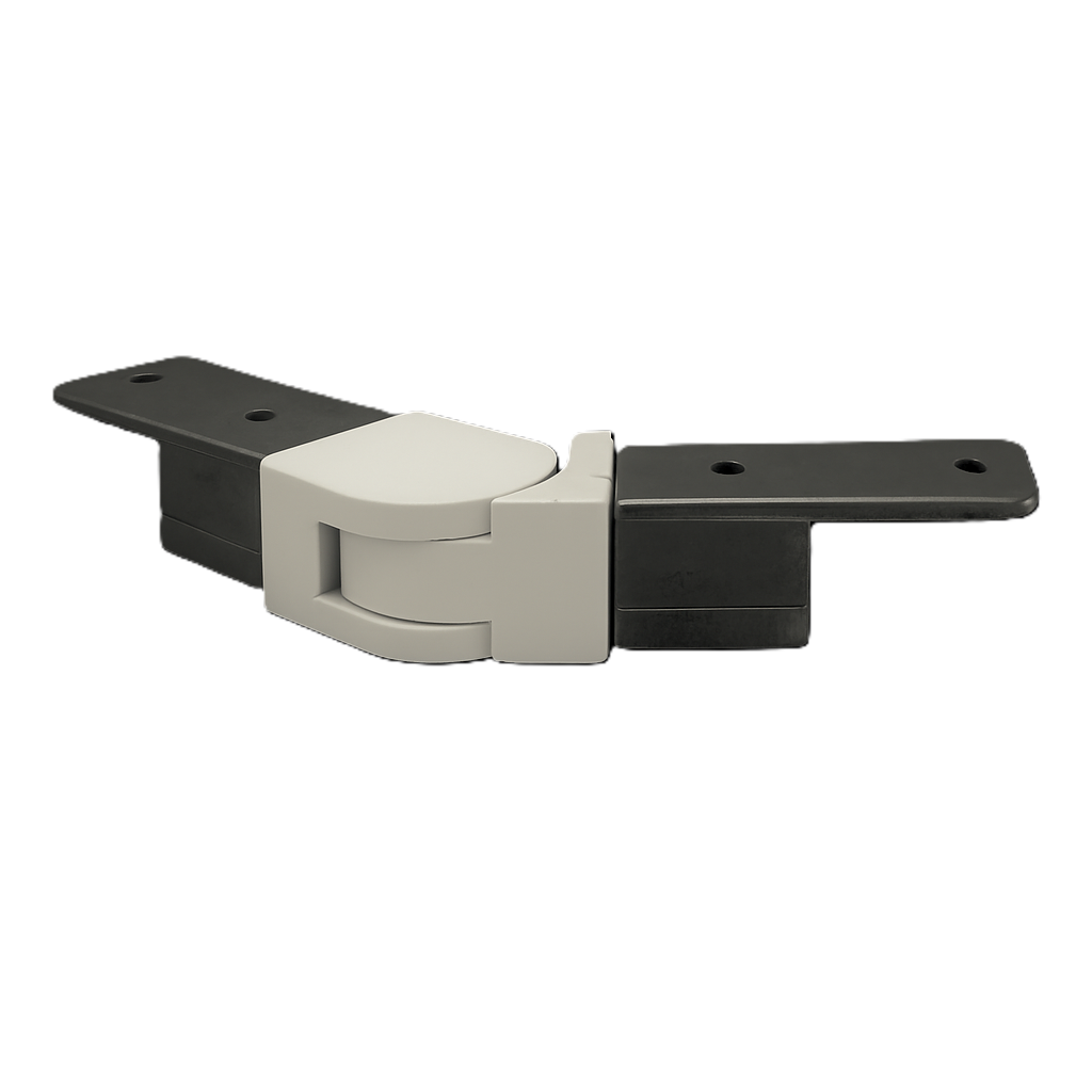 Joiner 21 x 30mm Stainless Steel Horizontal Adjustable - Matte White