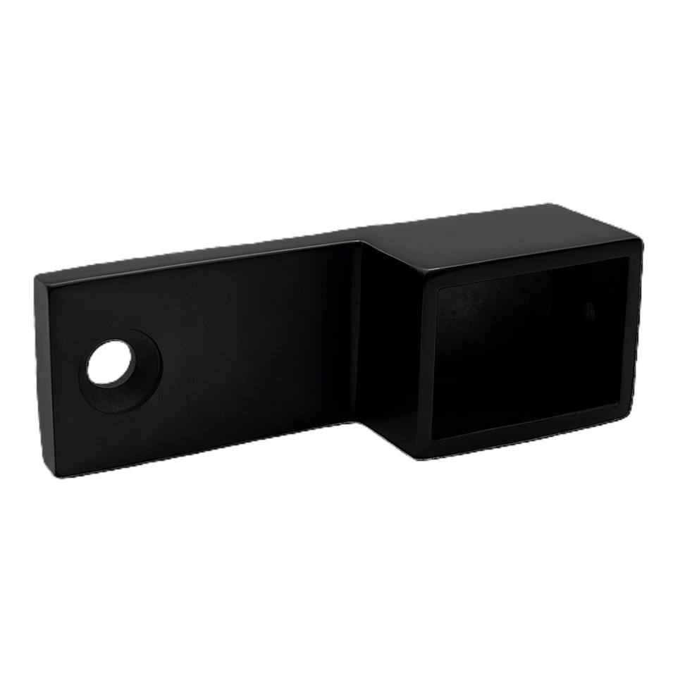 Side Fix Wall Flange 21 x 30mm Stainless Steel - Black Side Fix Wall Flange 21 x 30mm Stainless Steel - Black