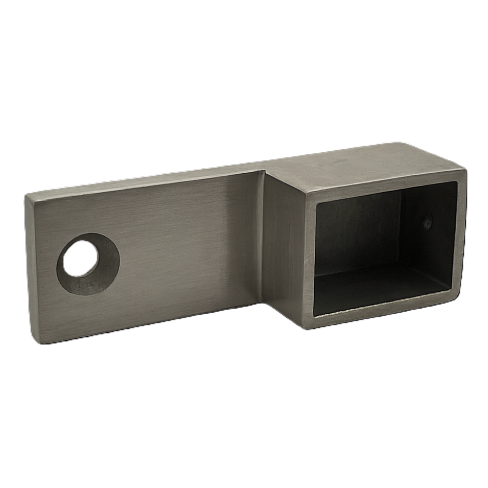 Side Fix Wall Flange 21 x 30mm Stainless Steel - Satin Side Fix Wall Flange 21 x 30mm Stainless Steel - Satin
