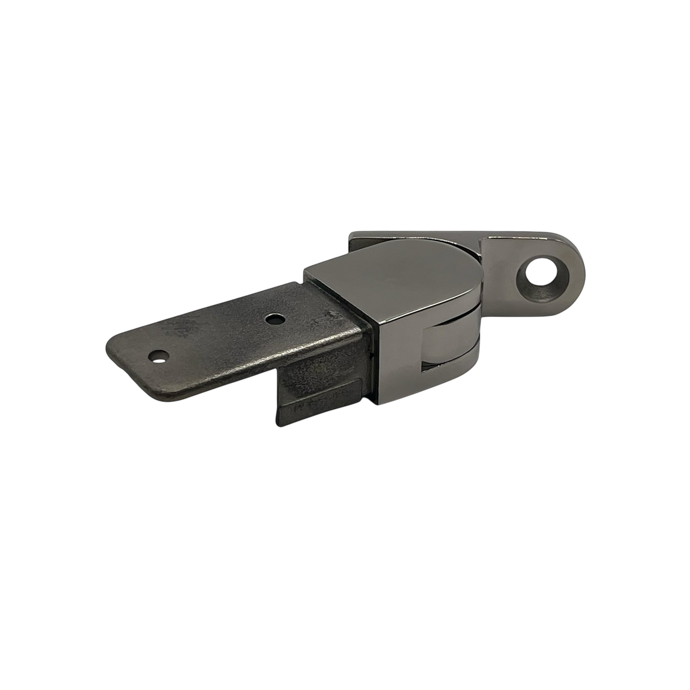 Wall Bracket Side Fix Horizontal Adjustable 21 x 30mm Stainless Steel - Polished