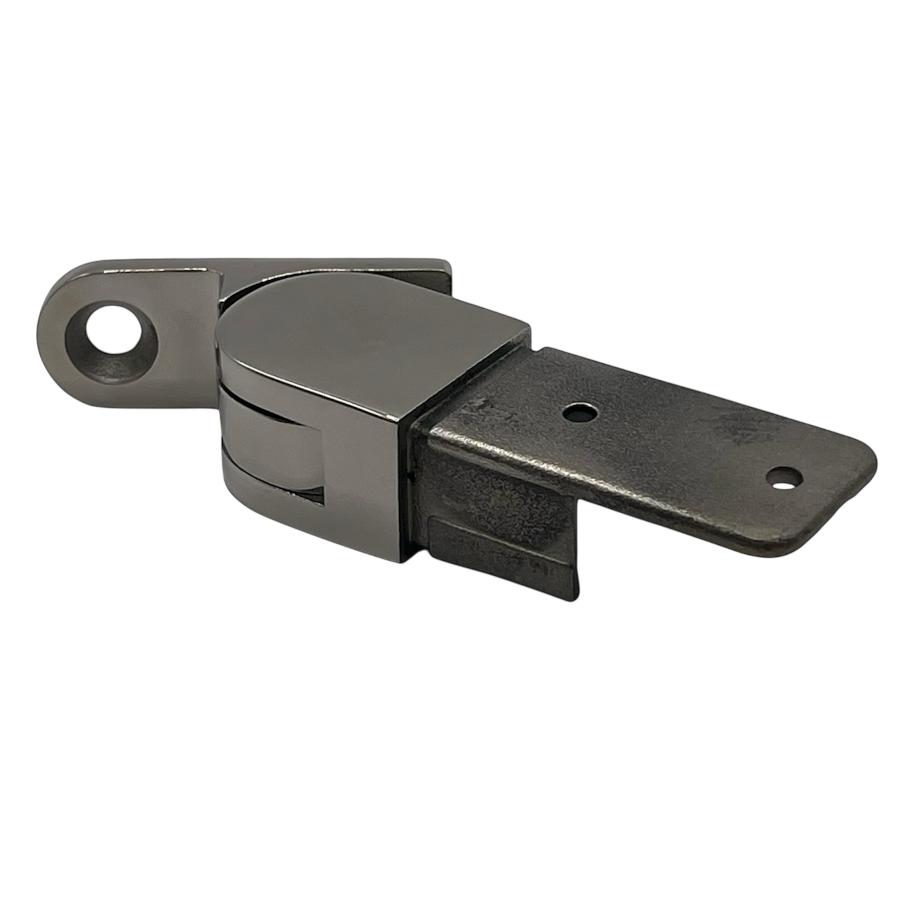 Wall Bracket Side Fix Horizontal Adjustable 21 x 30mm Stainless Steel - Polished
