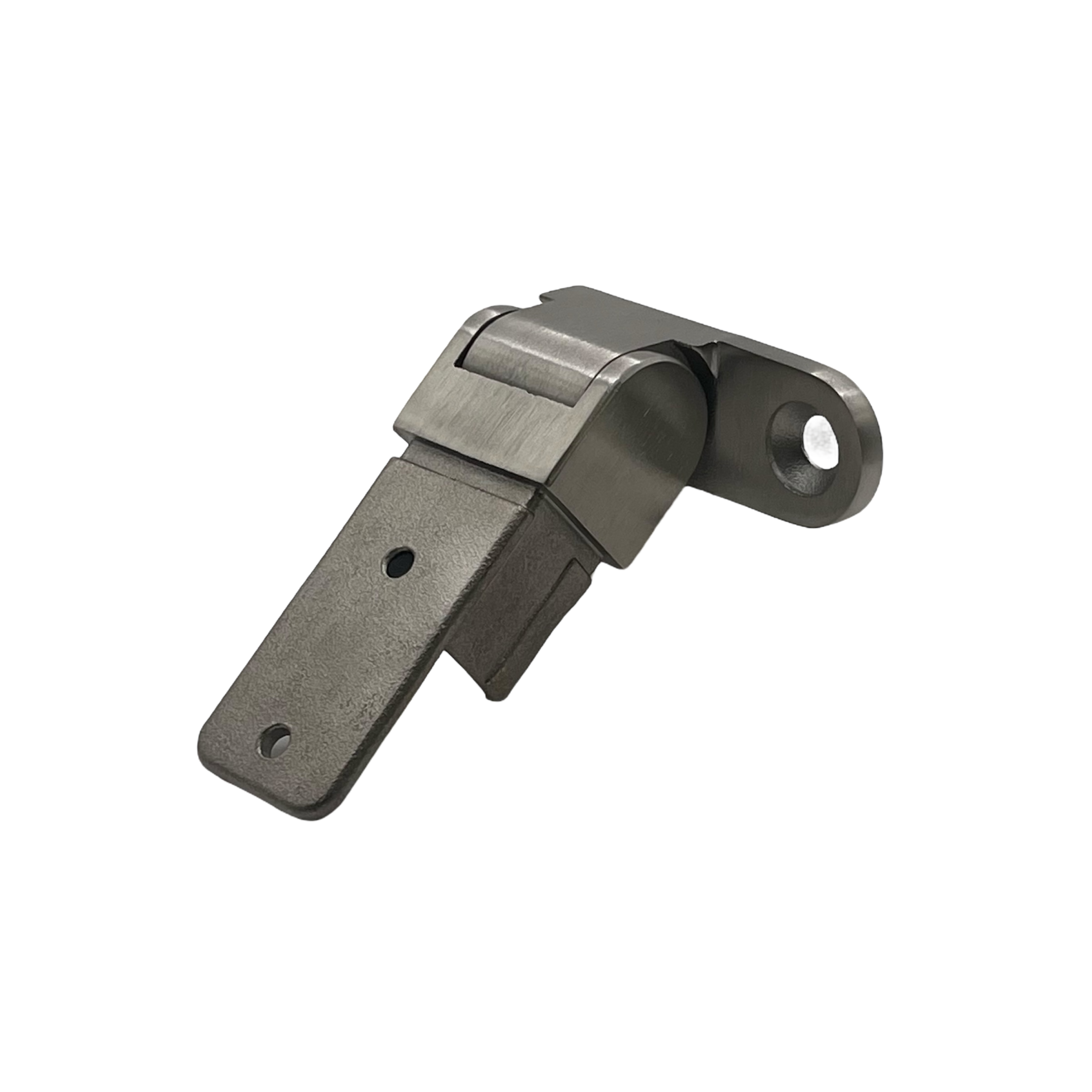 Wall Bracket Right Side Fix Vertical Adjustable 21 x 30mm Stainless Steel - Satin