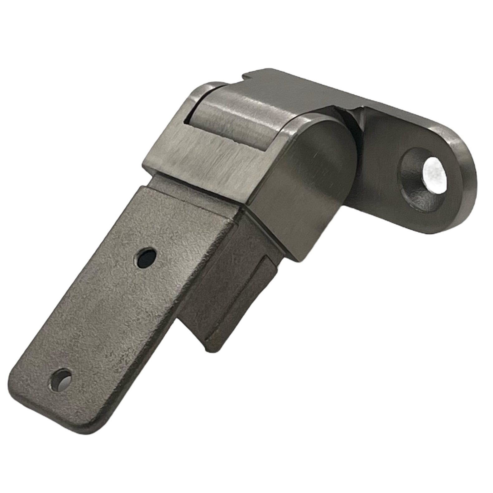 Wall Bracket Right Side Fix Vertical Adjustable 21 x 30mm Stainless Steel - Satin