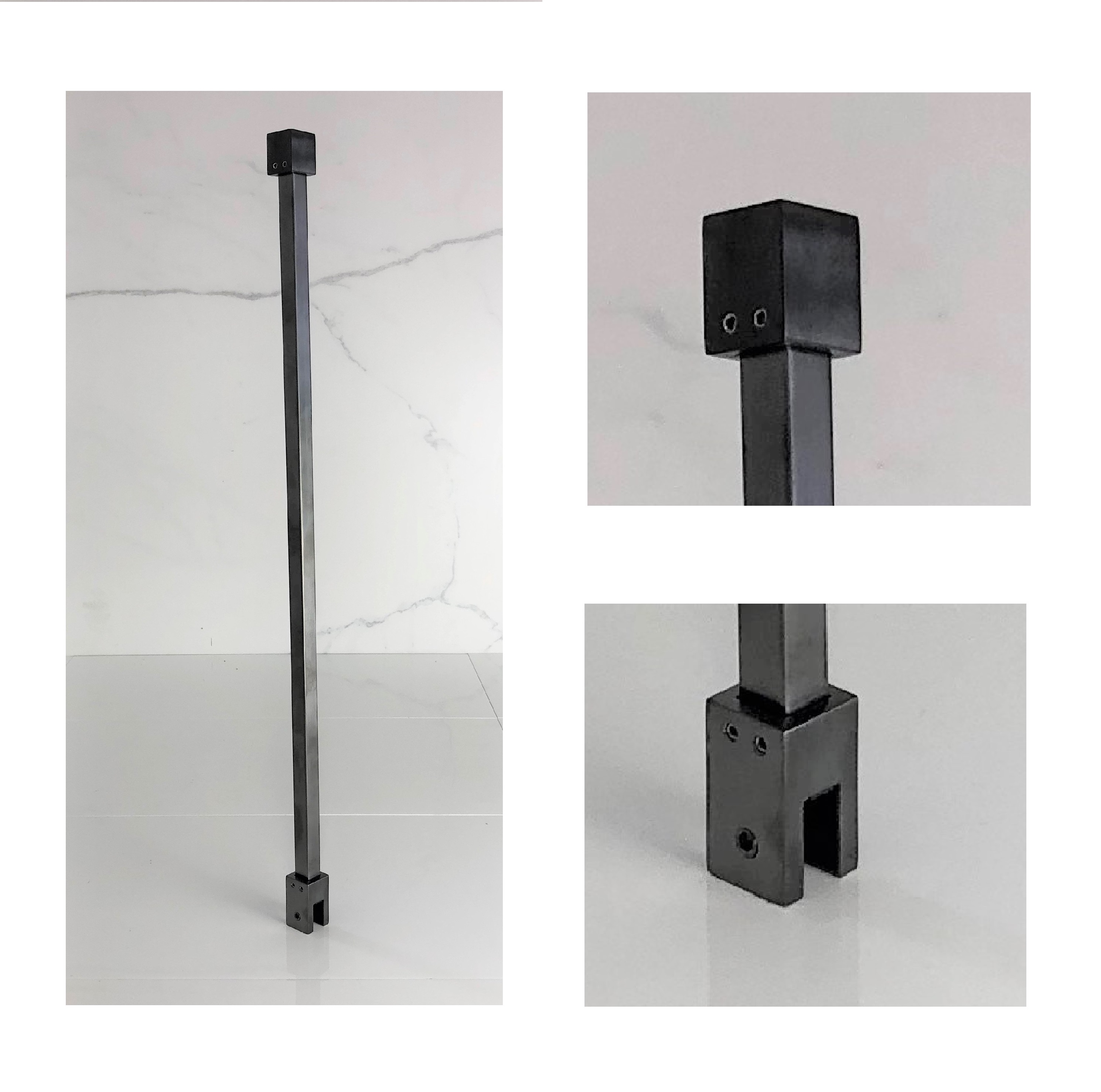 Top Mount Vertical Stabiser Arm (Brushed Gun metal)