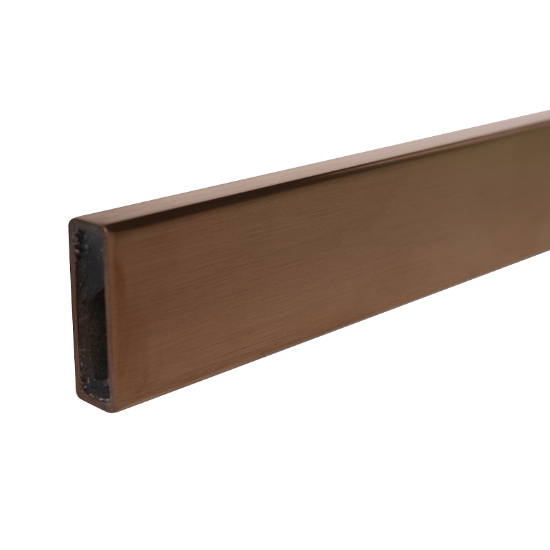 Top Rail Track 2500mm Blank no Holes (Brushed Copper) Top Rail Track 2500mm Blank no Holes (Brushed Copper)