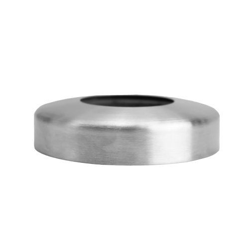 Mini Post 50mm Round Base Cover Stainless Steel - Satin