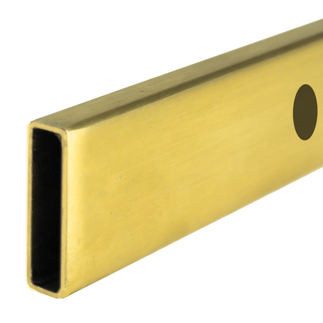 STYLE-R Pre-Drilled 1950mm long (Brushed Brass)