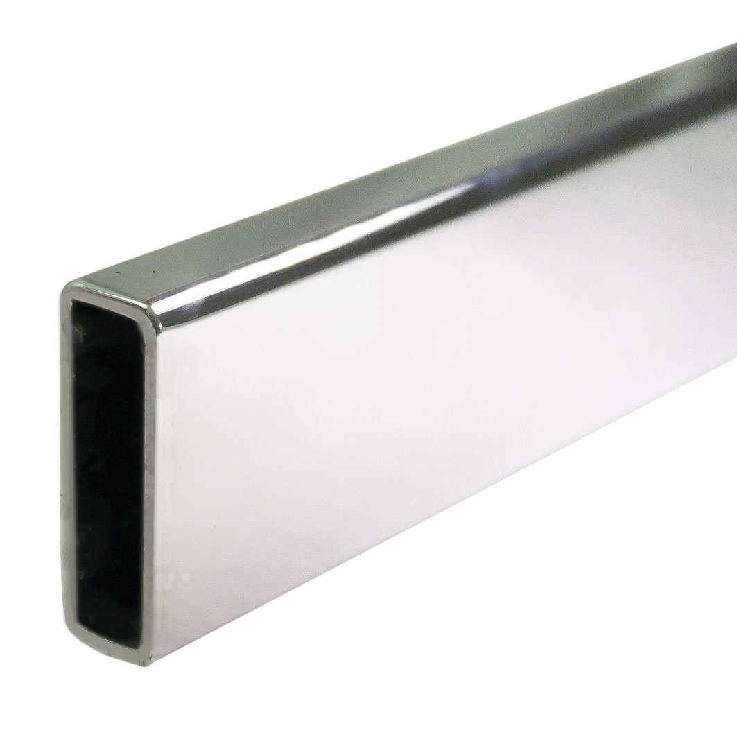 Top Rail Track 2500 - Blank no Holes (Polished Chrome)