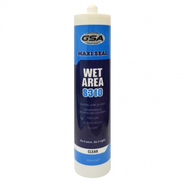 GSA S310 Wet Area Silicone Clear