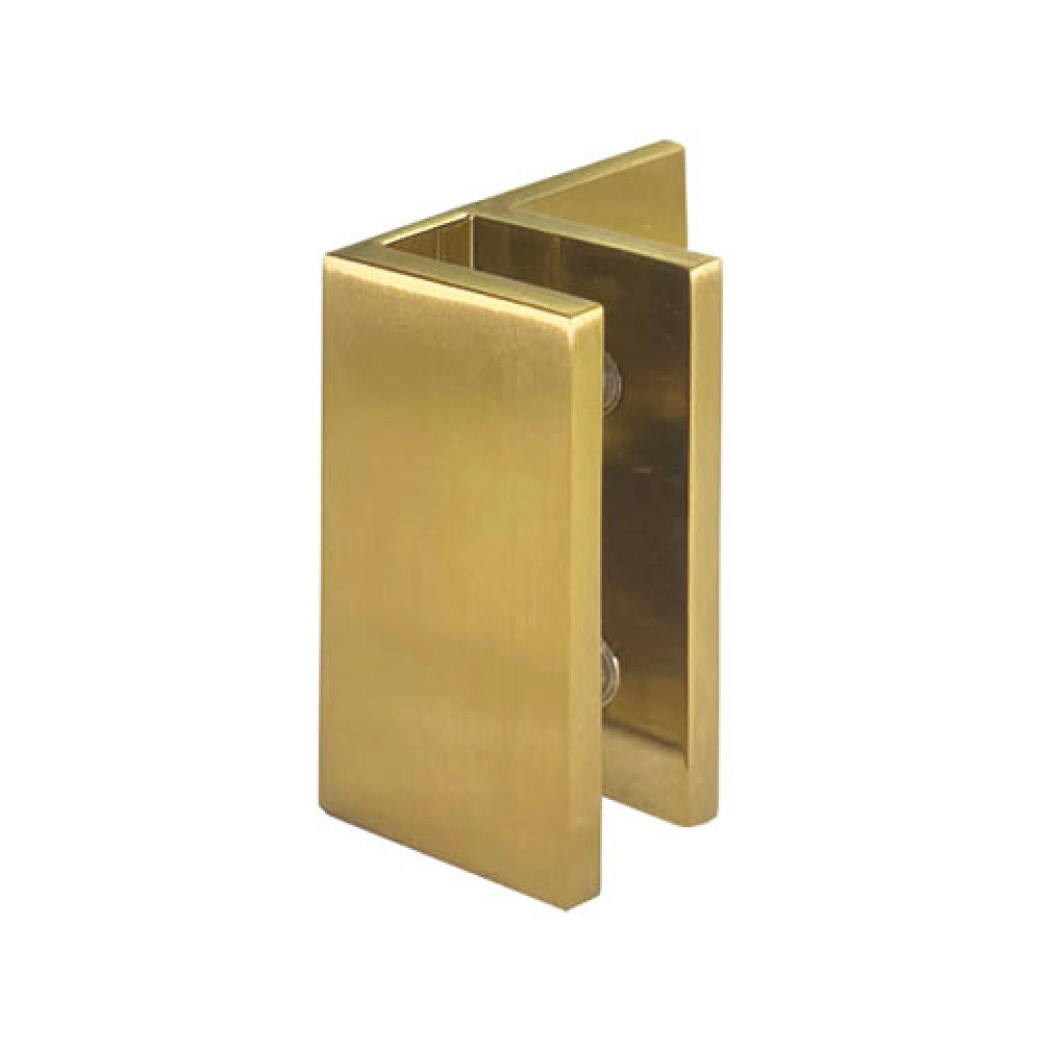 Offset Wall Bracket 25x50mm Square Series (Brushed Brass)
