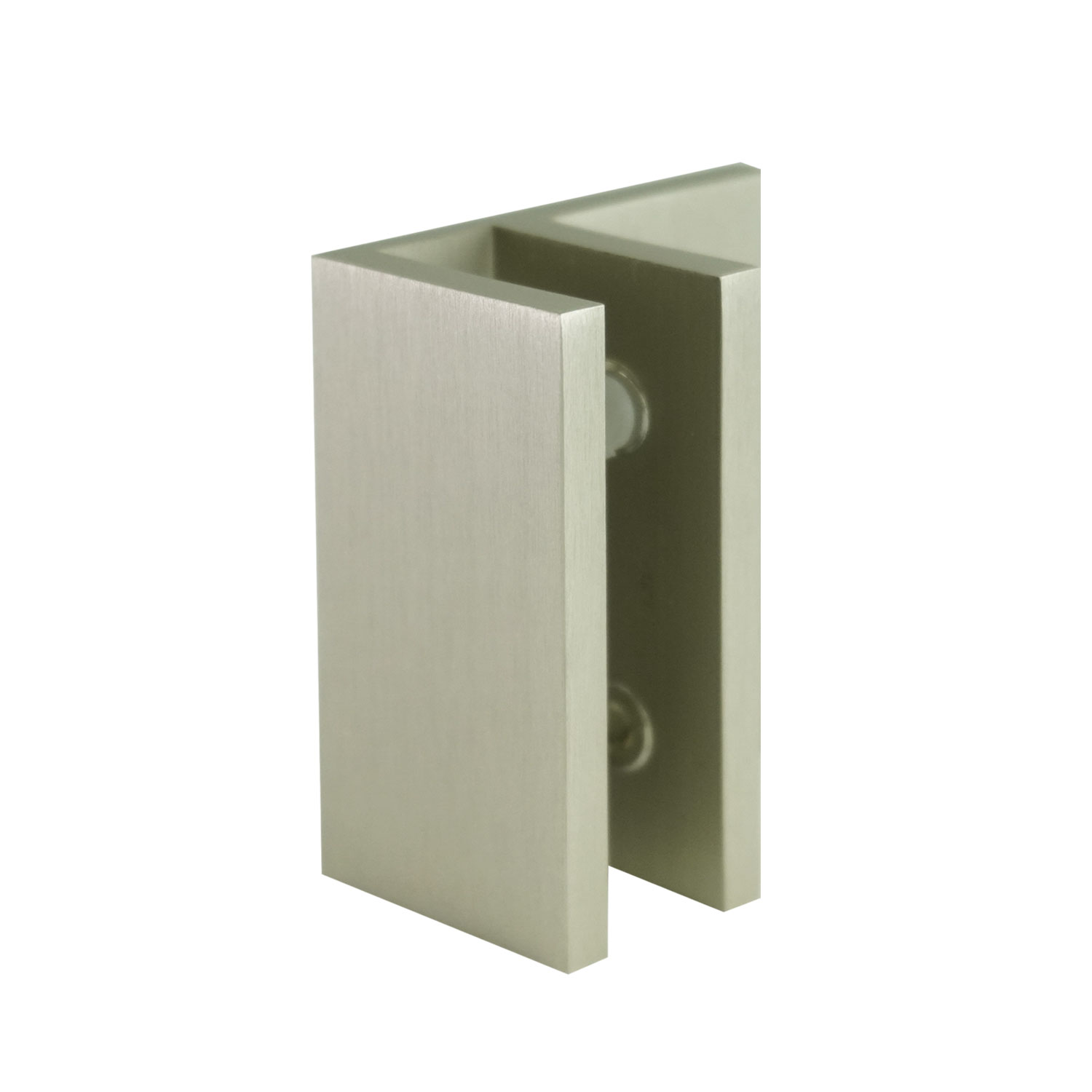 Offset Wall Bracket 25x50mm Square Series (Brushed Nickel)